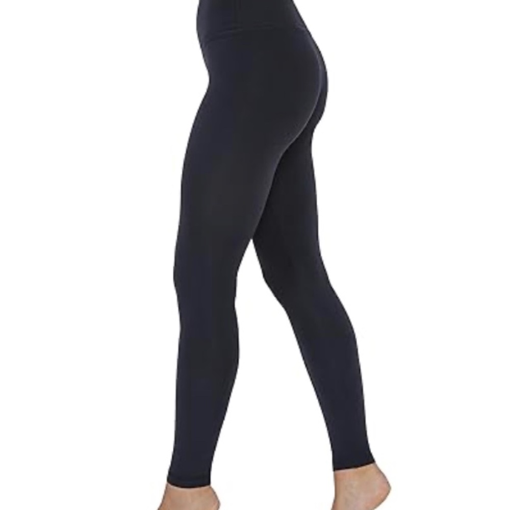 New Yogalicious High Waist Ultra Soft Lightweight Leggings in Blackened Pearl